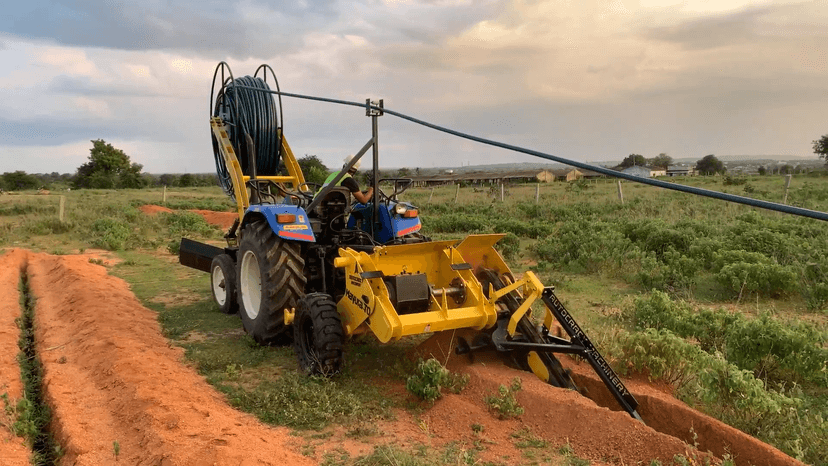 OFC Cable Laying, Cable Trencher