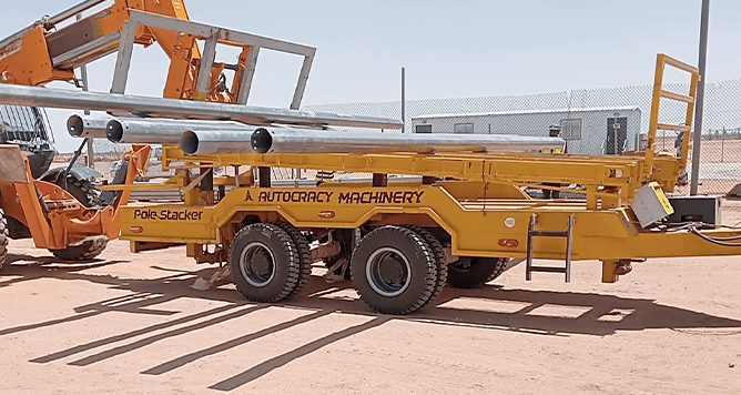 Pole Stacker Machine, Torque Tube Installation Articles, News