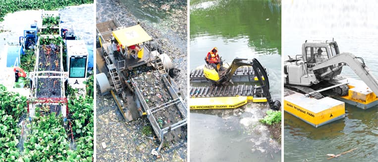 River Cleaning Machine 