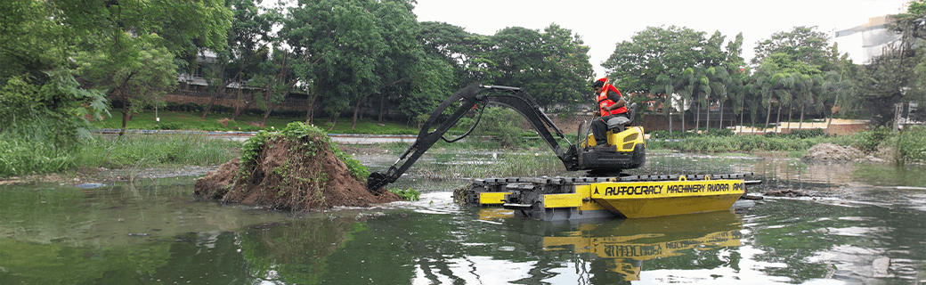 Amphibious Excavator