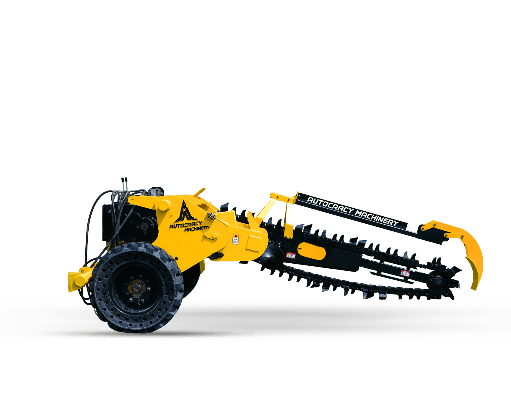 Trencher for precise excavation in utility installations