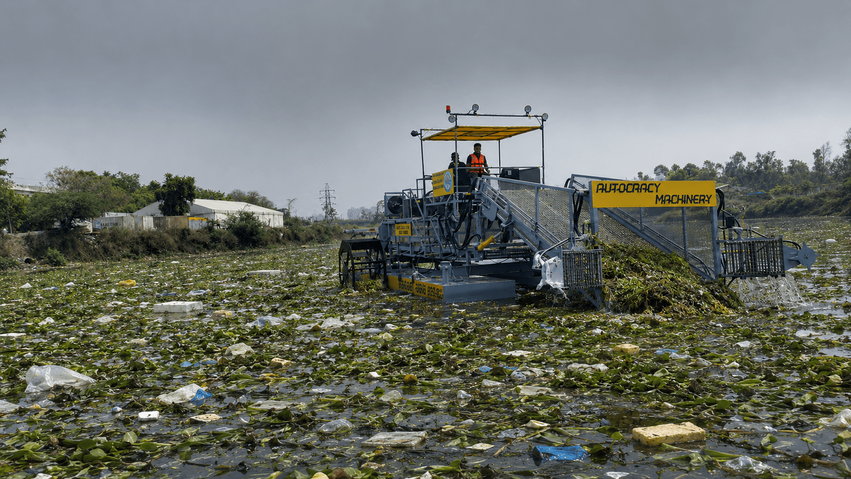 Rudra Aquamax Aquatic Weed Harvester
