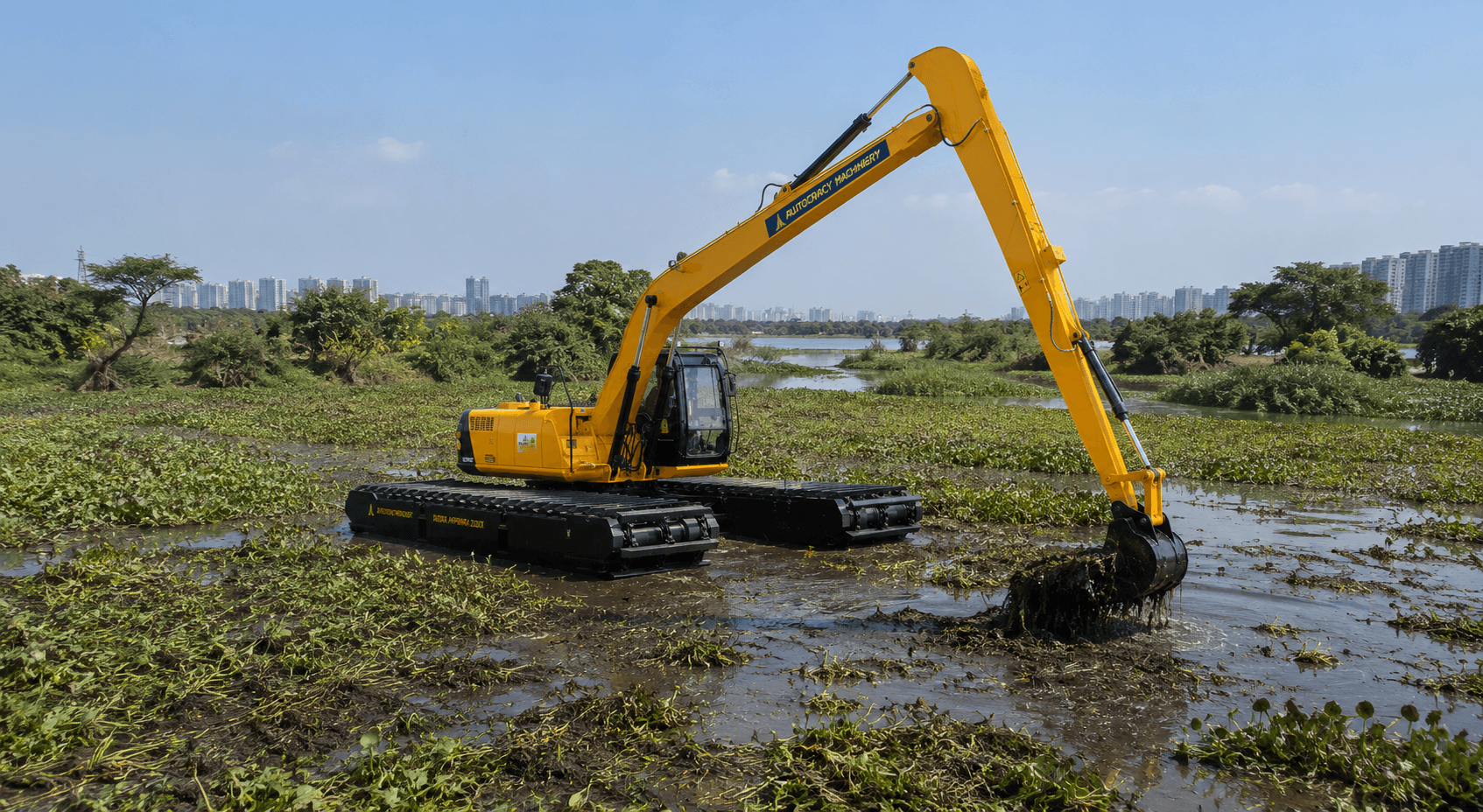 Rudra Amphimax 250EX Amphibious Excavator