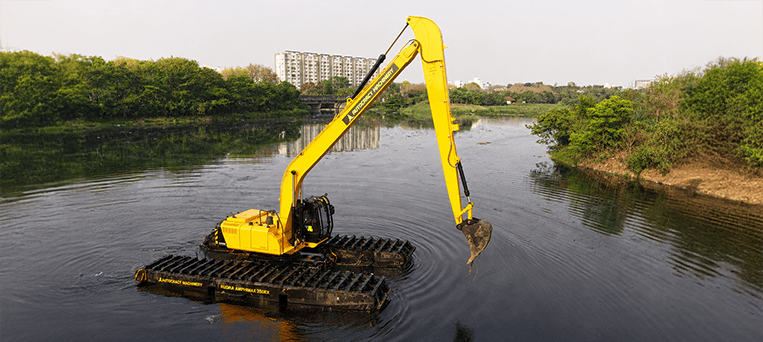 Rudra Amphimax 250EX Amphibious Excavator
