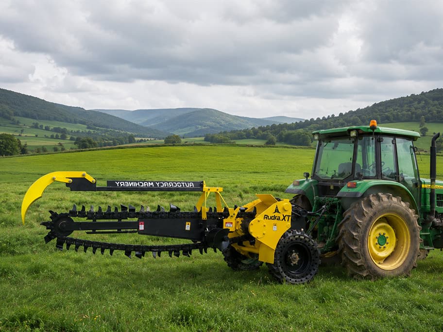 Rudra 100XT Heavy Duty Trencher Machine