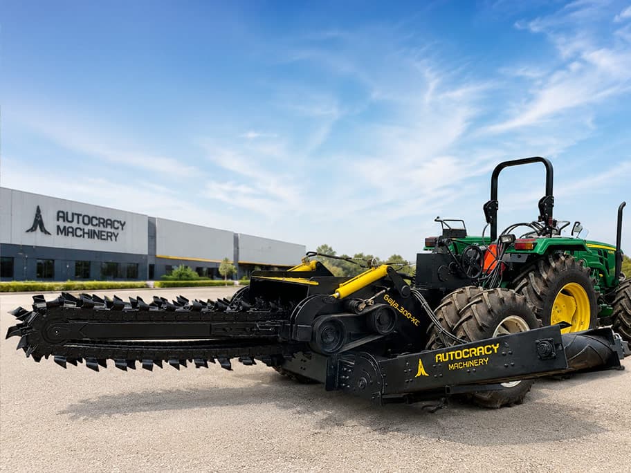 Gaja 300XC Heavy Duty Trencher Machine