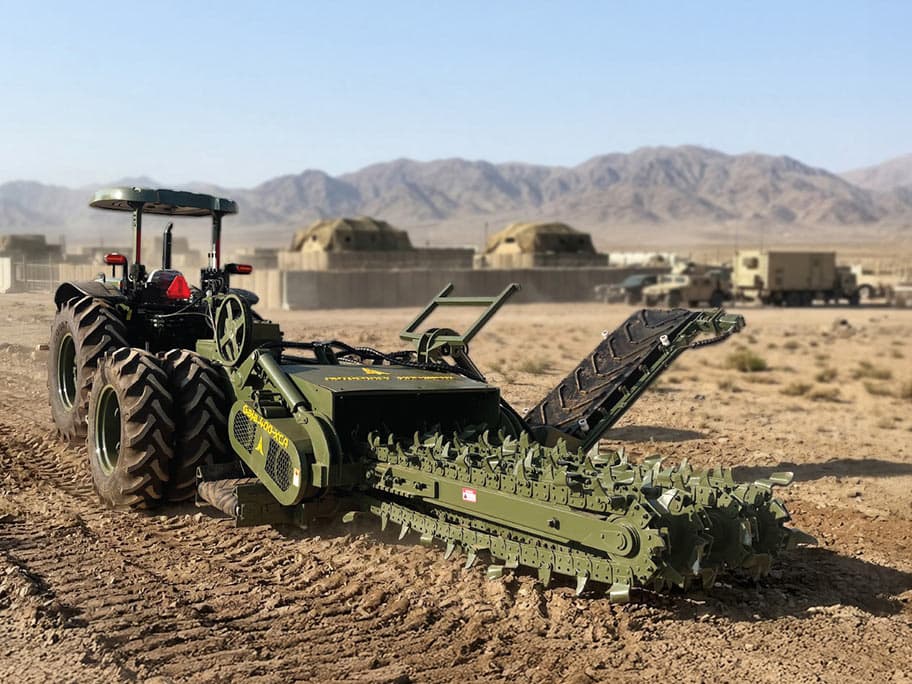 Gaja 400XC Solar Utility Trencher Machine