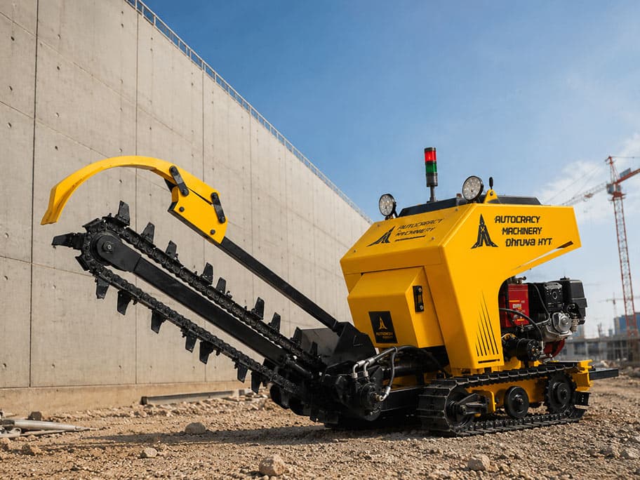Dhruva HYT Portable Utility Walk Behind Trencher