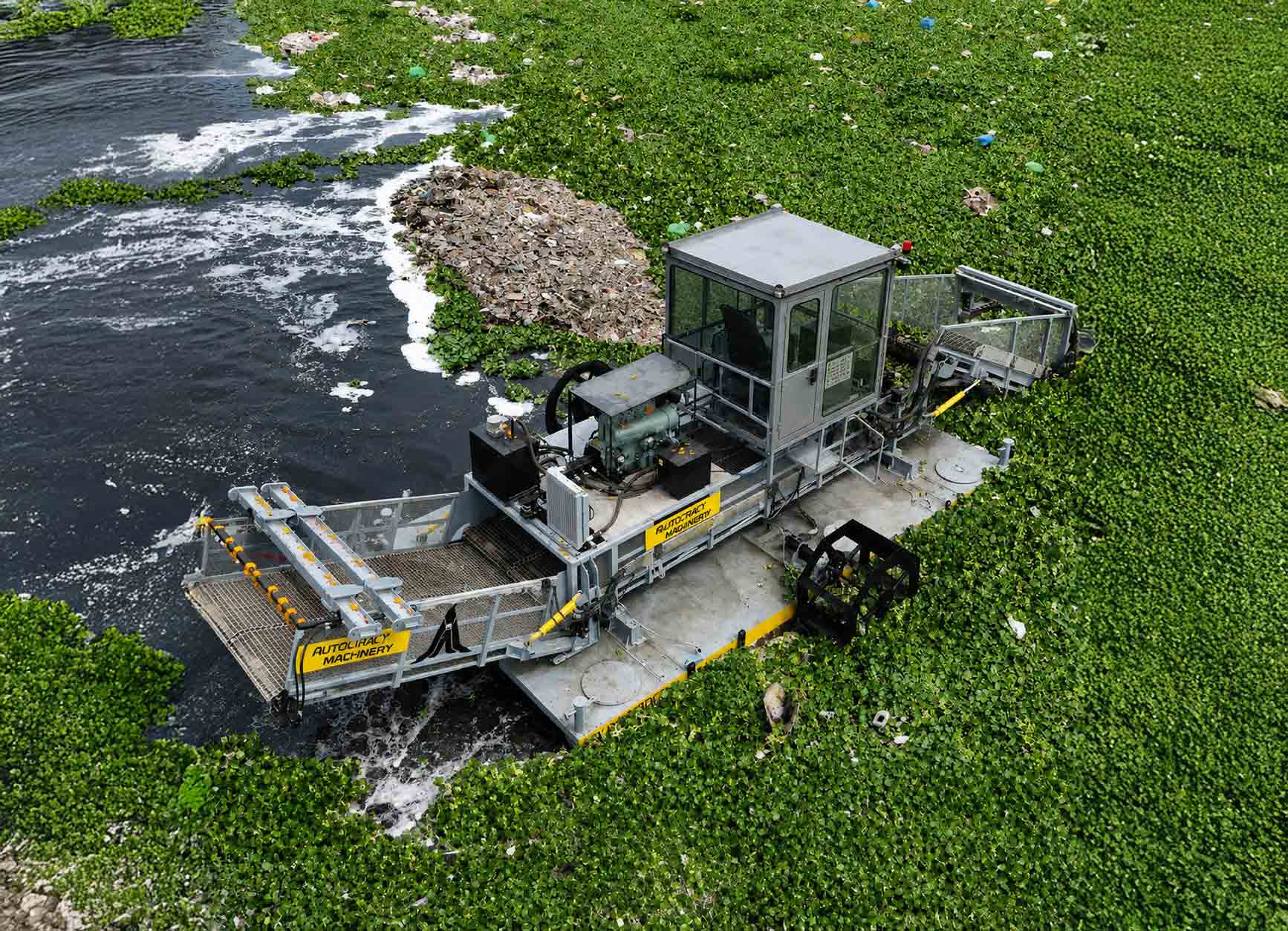 Rudra Aquamax 160X River cleaning machine for Environmental sustainability