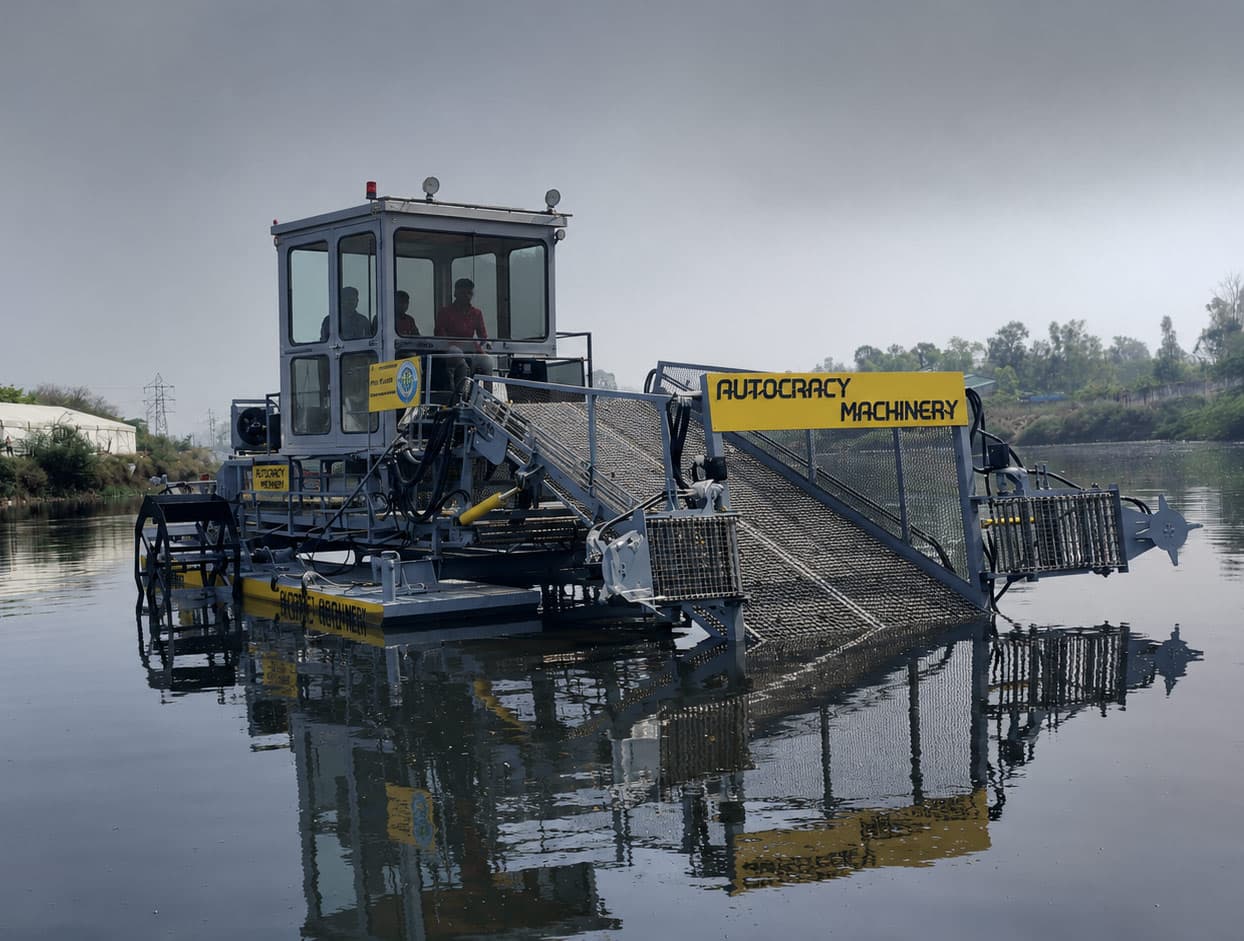Rudra Aquamax 160X River cleaning machine for Environmental sustainability