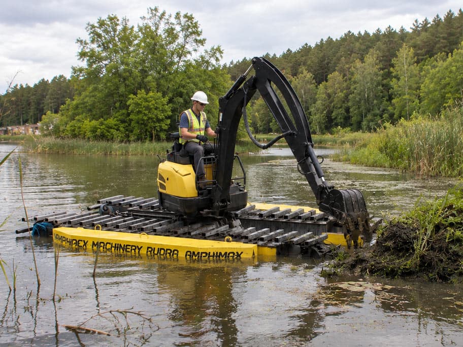 Rudra Amphimax 150EX Floating Excavation Machine