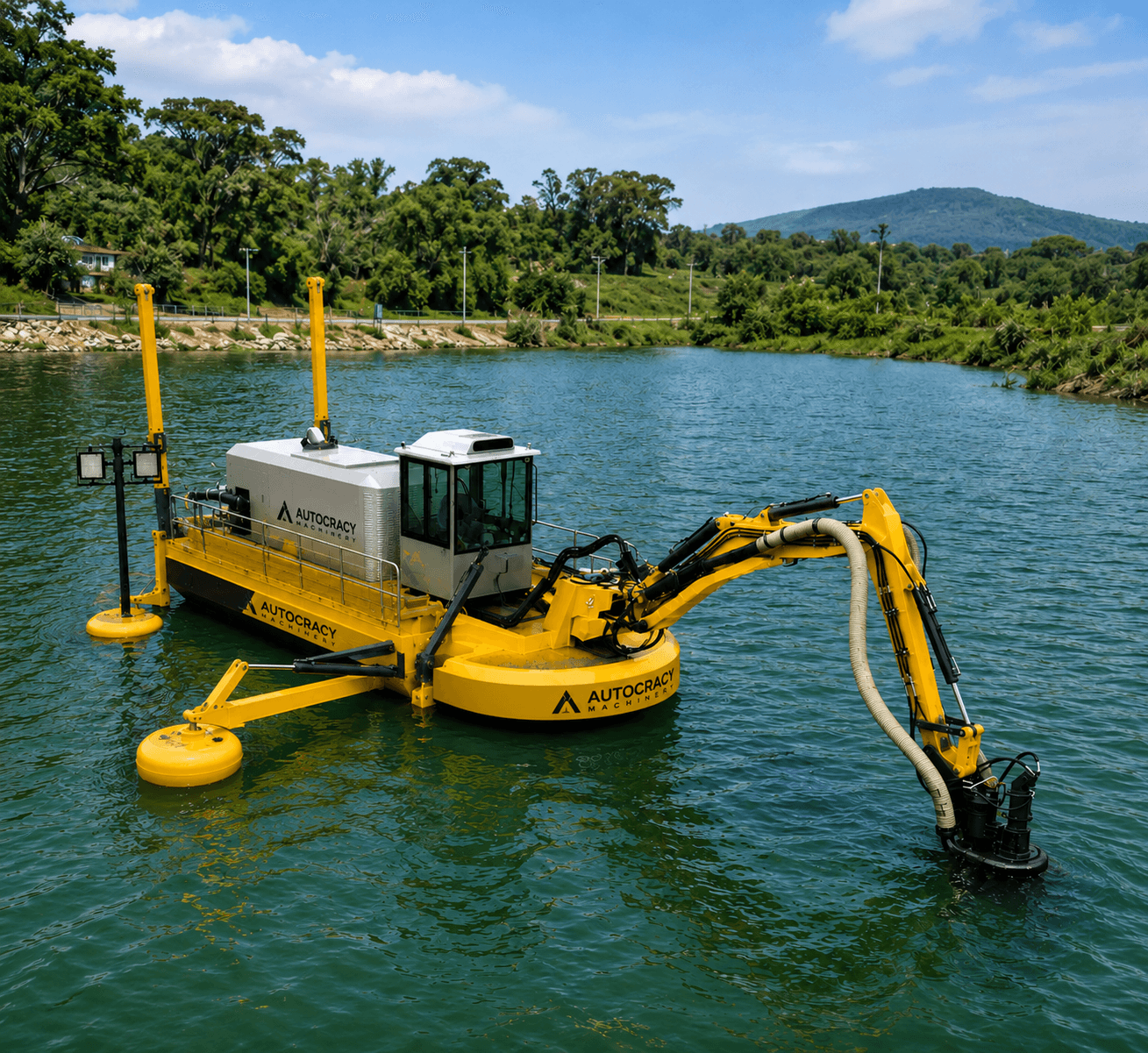 Amphibious Multipurpose Dredger