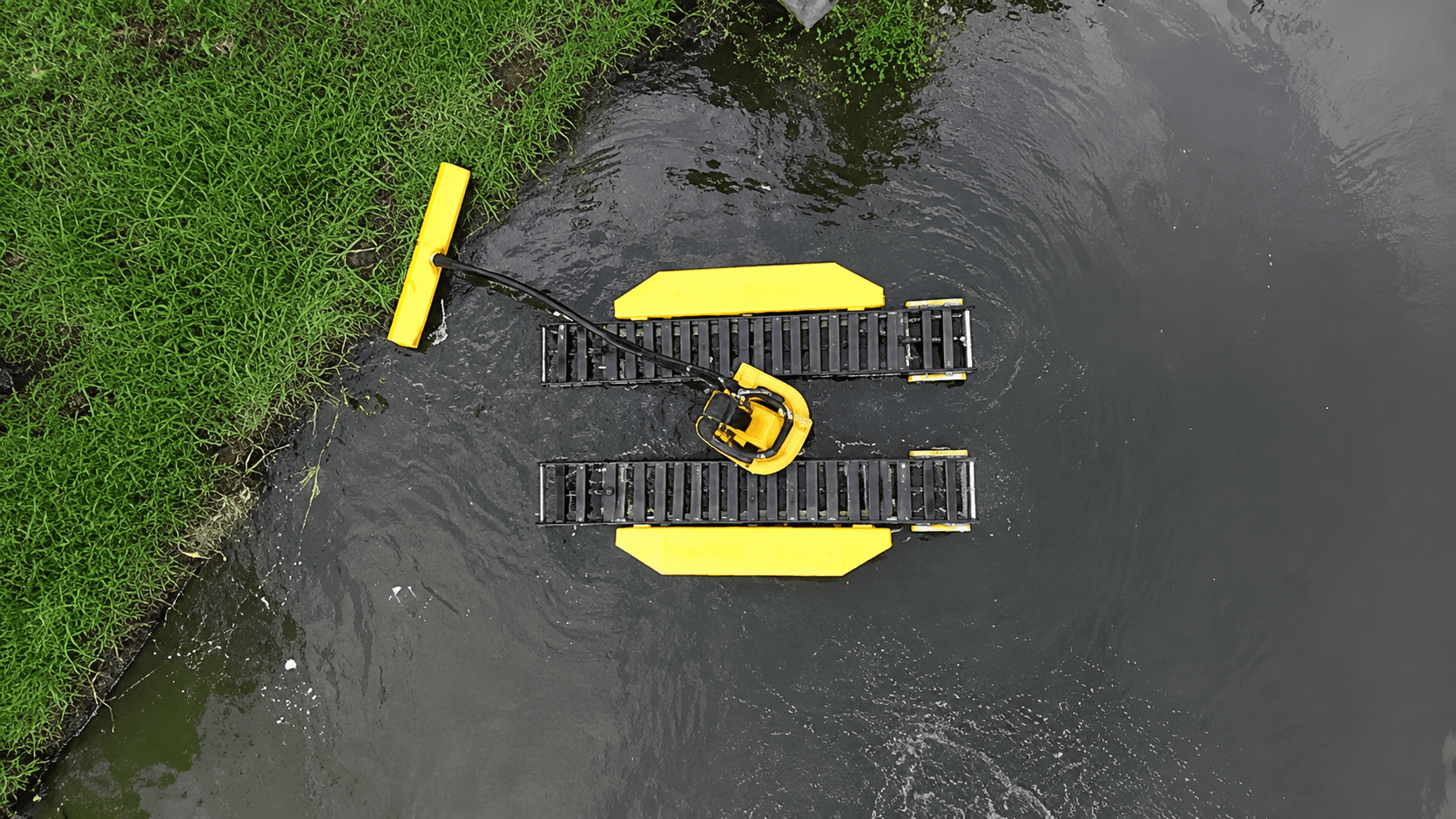 Rudra Amphimax 50EX amphibious excavator