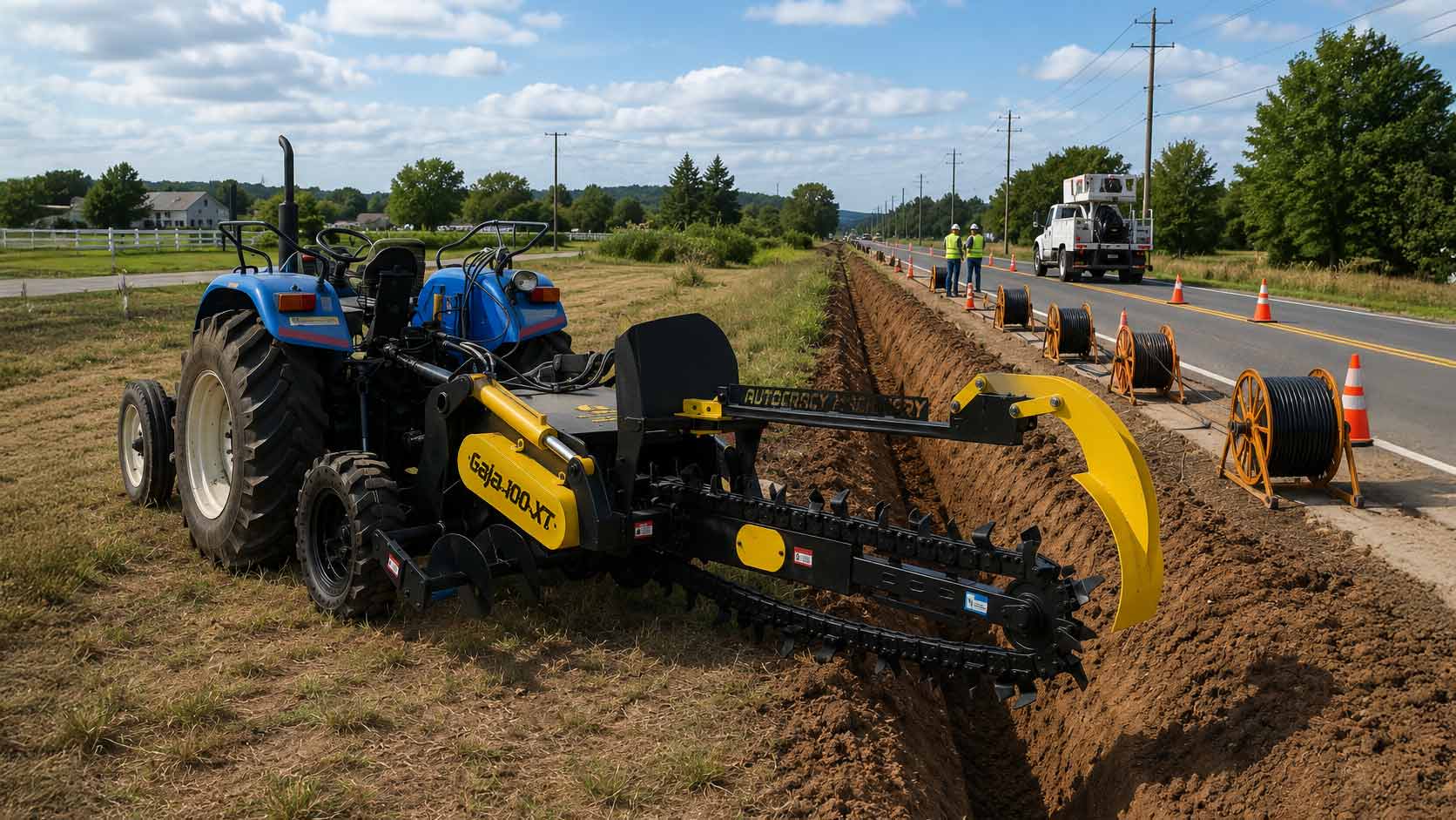 Trench Digger Machine