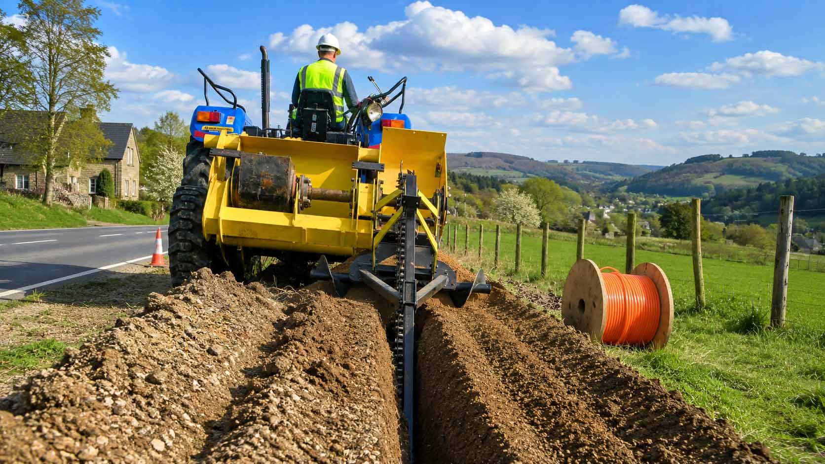 Rudra 150XT OFC Utility Chain Trencher