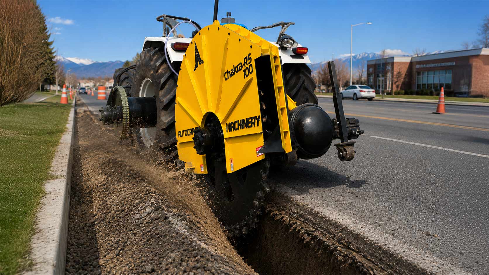 Chakra RS100 wheel Trenching Machine