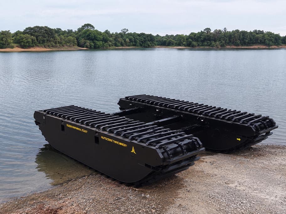 Rudra Amphimax 250EX amphibious excavator