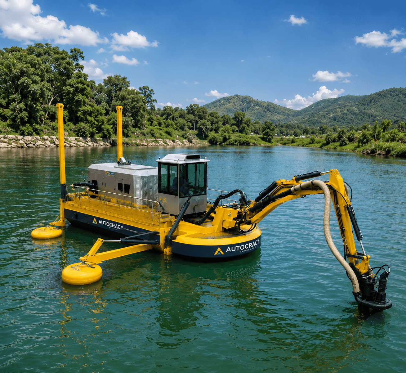 Amphibious Multipurpose Dredger by Autocracy Machinery